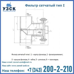 Фильтр сетчатый ФС по Т-ММ-11-2003 в Владимире
