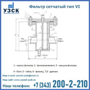 Фильтр сетчатый ФС по Т-ММ-11-2003 в Владимире