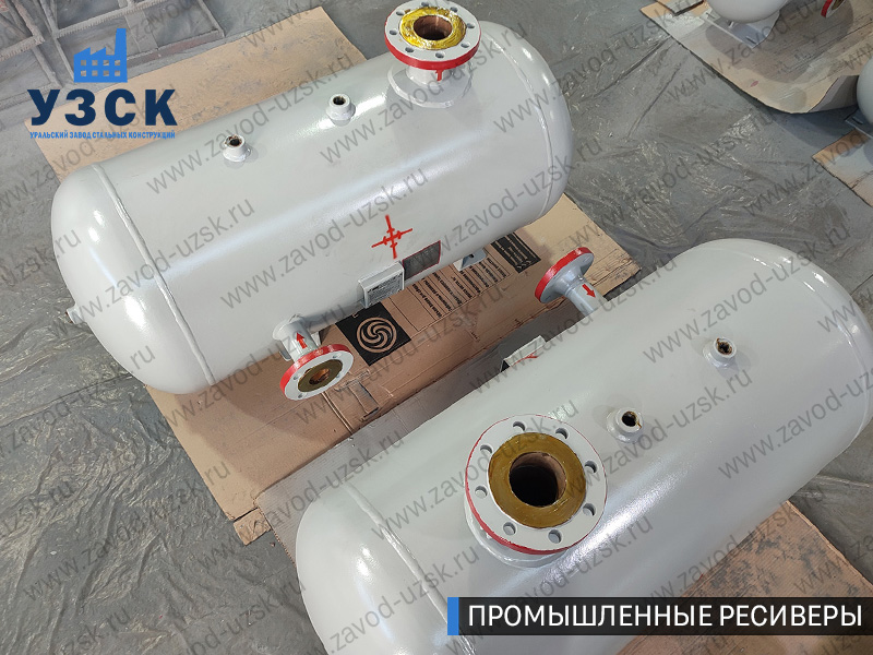 фотография промышленных ресиверовдля газа Владимир